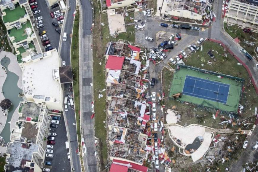 Se estima que el 95% de la isla quedó destruida.