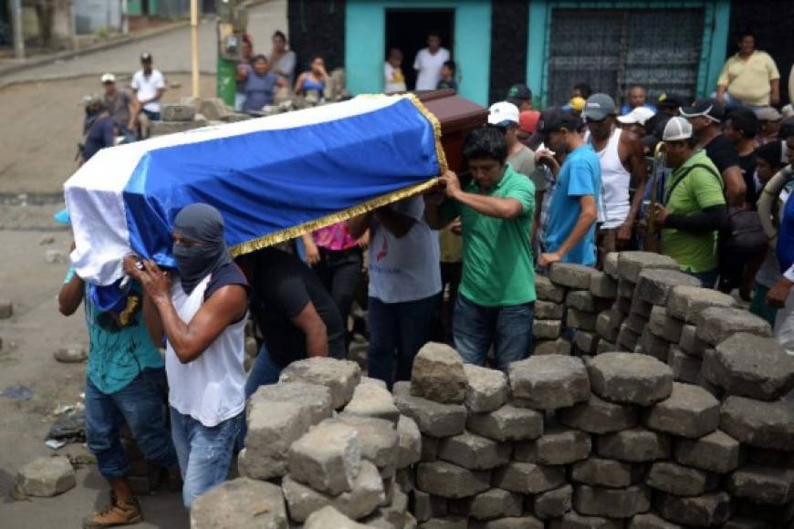 Según organizaciones de Derechos Humanos, entre 295 y 351 personas han sido asesinadas desde el pasado 18 de abril en Nicaragua.