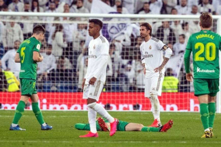 La tristeza de Sergio Ramos y Rodrygo Goes.