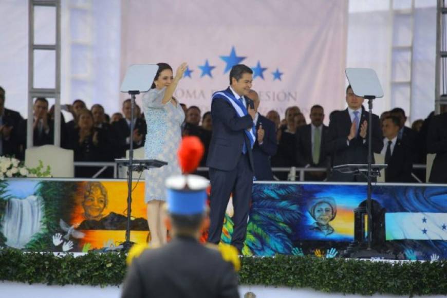 Ana García de Hernández hace historia este 27 de enero de 2018 tras convertirse por segunda ocasión en Primera Dama de Honduras.