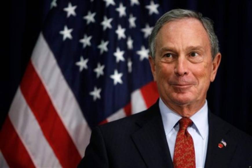 8. Michael Bloomberg, cofundador de Bloomberg LP, con USD 38.600 millones. De 2002 a 2013 fungió como alcalde de Nueva York.