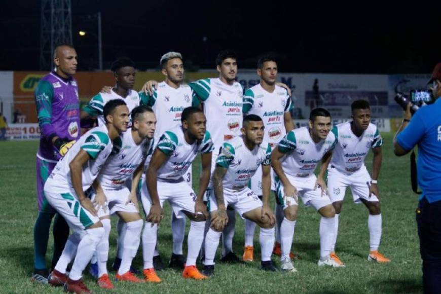 Y este fue el 11 titular del Platense que sacó la victoria en casa de Honduras Progreso.