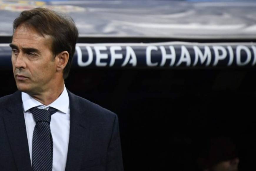 Julen Lopetegui llegó presionado a este partido luego de una crisis de malos resultados. No fue bien recibido en el Santiago Bernabéu.