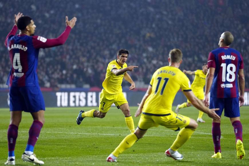 El delantero español Gerard Moreno fue pesadilla para el Barcelona, marcó el primer gol que puso a ganar al Villarreal.