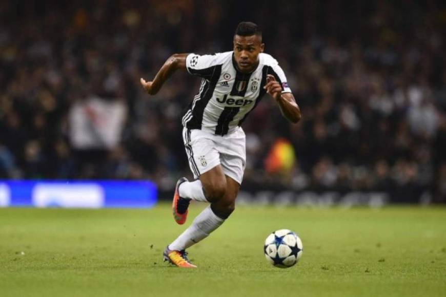 Alex Sandro: El lateral izquierdo sería baja de la Juventus para la próxima campaña.