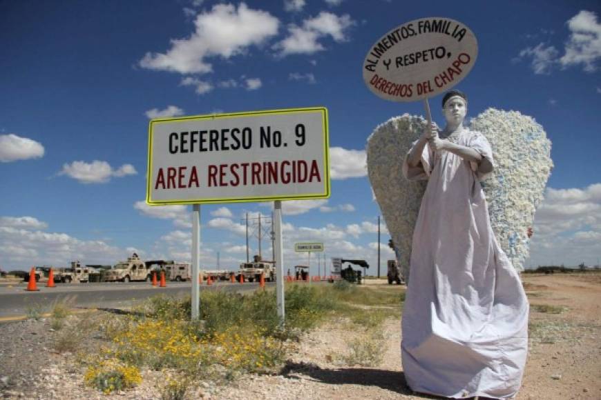 Otros 'ángeles' abogaron por los derechos humanos del capo. 'Alimentos, Familia y Respeto'.