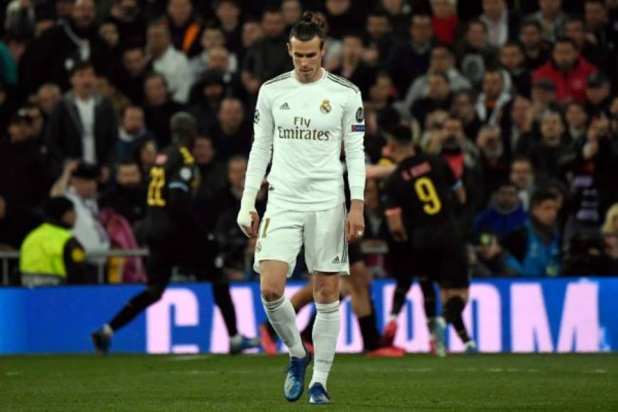 Gareth Bale, cabizbajo tras el gol de Kevin de Bruyne.