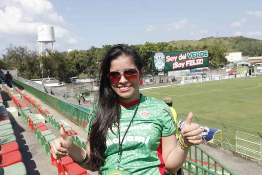 La belleza se hizo presente desde horas tempranas al estadio Yankel Rosenthal.