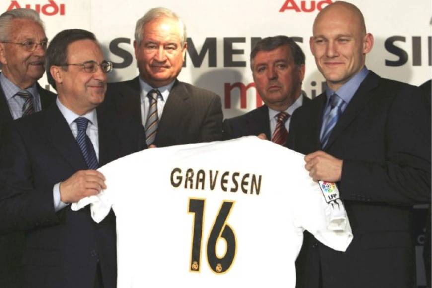 Thomas Gravesen - Empezó gustando en el Bernabéu por su carácter, pero pronto se terminó la paciencia con él. Inventó la 'Gravesinha', una jugada en que clavaba la rodilla en el suelo y ponía en riesgo ligamentos y menisco. Le costó 3,5 millones de euros al Real Madrid.