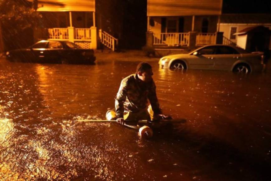 Las lluvias han causado estragos en varias comunidades del Carolina del Norte.