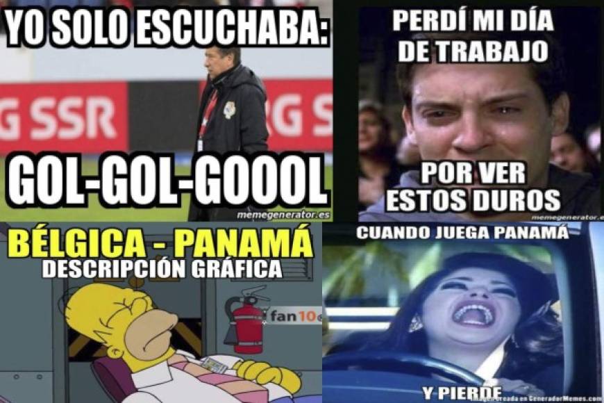 Panamá tuvo un mal debut histórico en un Mundial de fútbol, con una clara derrota por 3-0 ante Bélgica, este lunes en Sochi. En las redes sociales han estallado los memes.