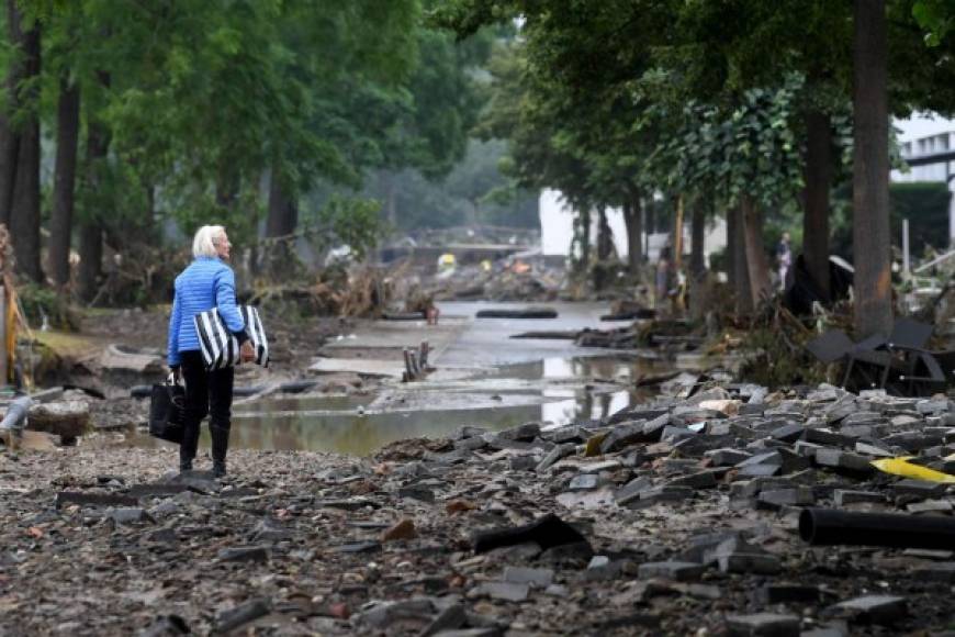 'Estas son las inundaciones más catastróficas que nuestro país haya conocido jamás', dijo el primer ministro belga, Alexander De Croo.
