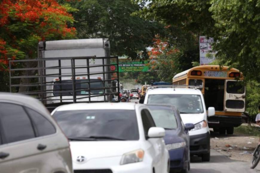 Las protestas también se realizaron en Villanueva, El Progreso, Yoro, Choluteca y otros lugares.