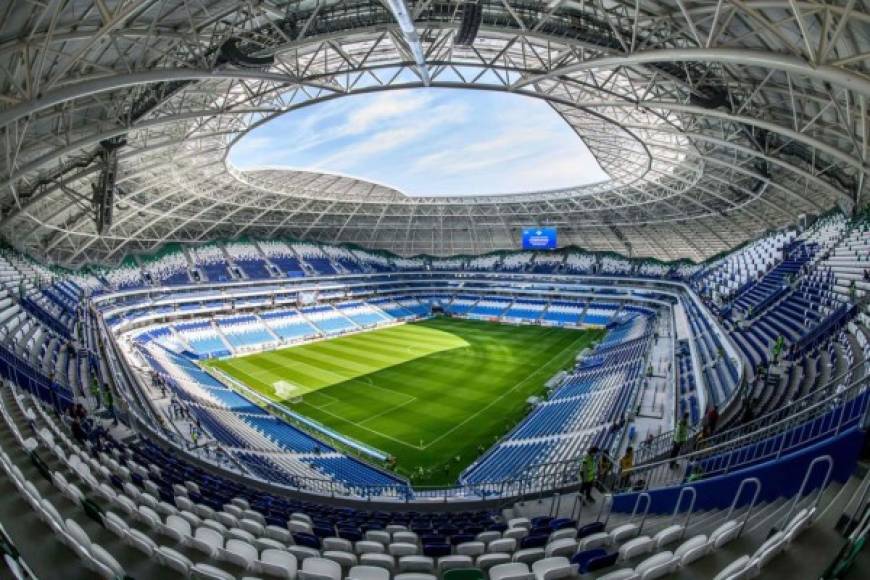 Samara Arena - También llamado Cosmos Arena, está ubicado en la ciudad de Samara y fue construido para el Mundial e inaugurado este año. Tiene una capacidad de 45.000 espectadores.