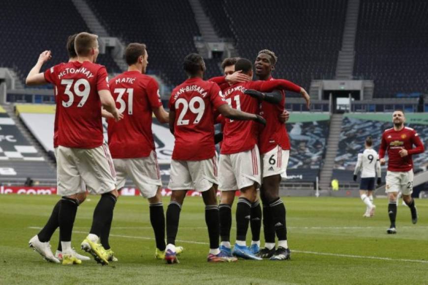 4. Manchester United (Inglaterra): $4.200 millones. Foto AFP.