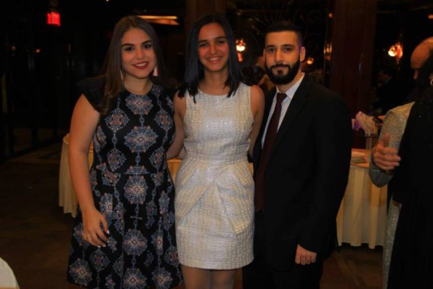 Valerie Boadla, Johana Faraj y John Jaar.