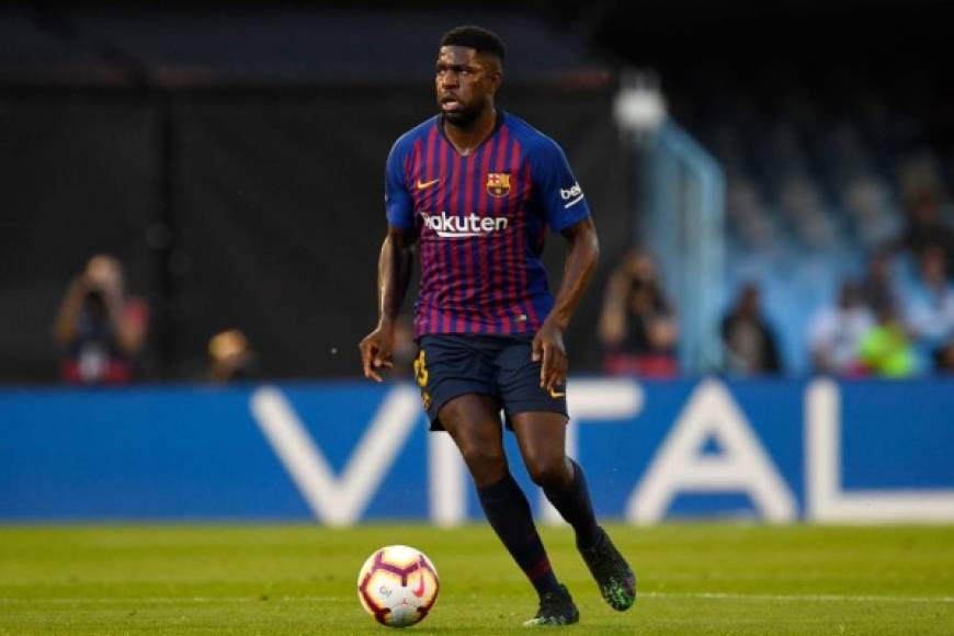 Samuel Umtiti - El francés ha perdido peso en la zaga del Barcelona y la posible llegada de Matthijs de Ligt le abre más que nunca la puerta de salida.