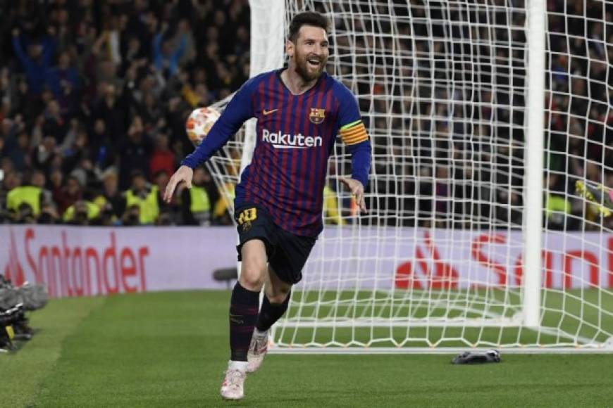 Lionel Messi anotó el 2-0 del Barcelona al minuto 75, cuando peor la pasaba el club catalán.