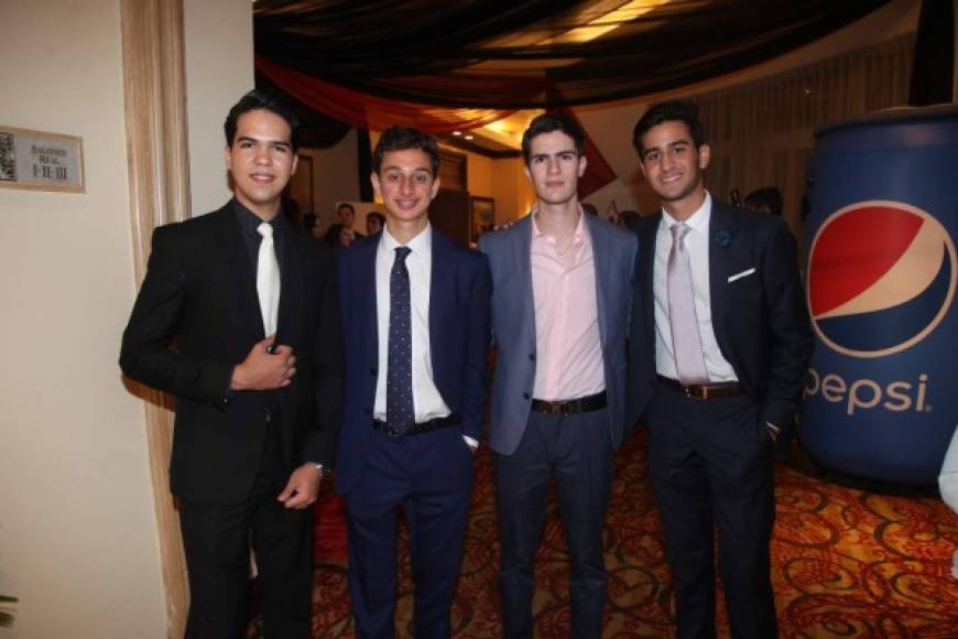 Marcelo Guerrero, Adrián Hawit, Gabriel Kharaoufeh y Gilberto Garza.