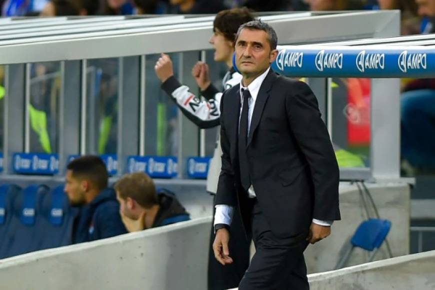 La cara que se le quedó a Ernesto Valverde tras el gol de Alexander Isak.