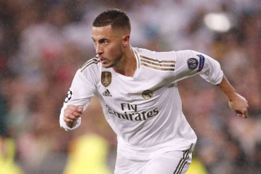 7. Eden Hazard (Real Madrid) - El delantero belga se embolsa un salario de 2,5 millones de euros brutos al mes.