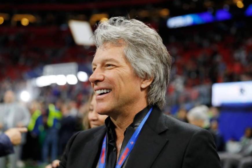 Bon Jovi, cantante estadounidense, no se quiso perder el Super Bowl 53.