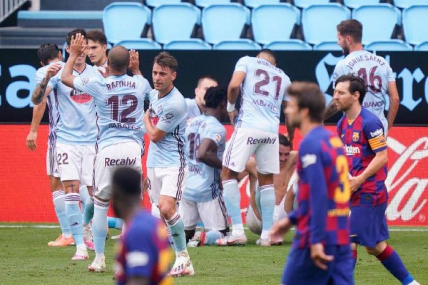 Iago Aspas al minuto 88 anotó tras un fabuloso tiro libre lo que fue el definitivo 2-2.