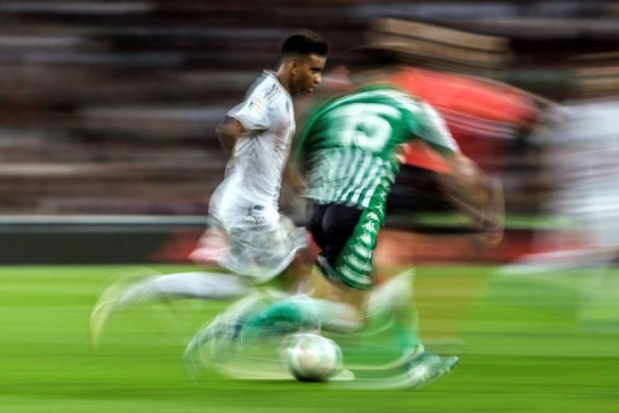 Imagen de Rodrygo Goes en velocidad.