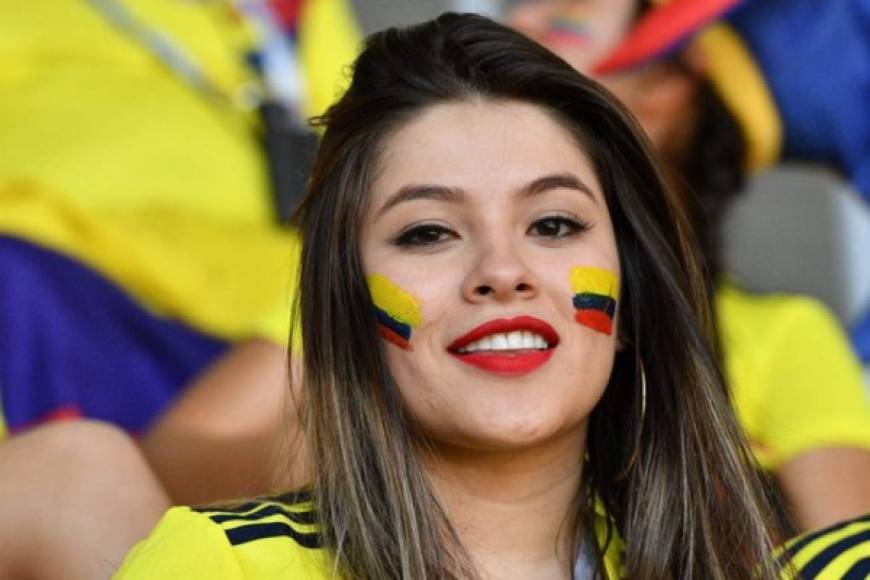 La colombianas también han mostrado su belleza en Rusia 2018. Foto AFP