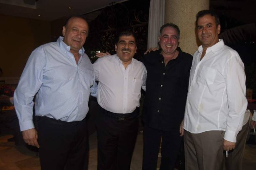 Nabil Khoury, Jorge Faraj, Enrique Kafati y Gabriel Larach.