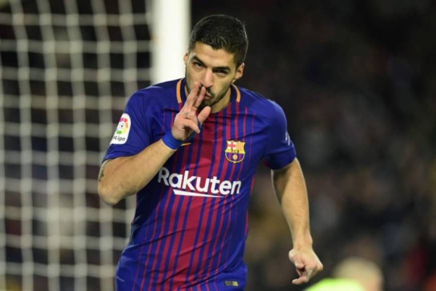 8. Luis Suárez (FC Barcelona): 42 puntos (21 goles).