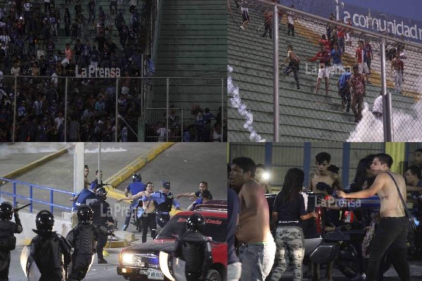 Nuevos actos de violencia se dieron anoche tras el final del clásico capitalino en que Olimpia se impuso con marcador de 1-0 al Motagua. Horas después de lo ocurrido, hoy se han conocido los detalles que originó todo.