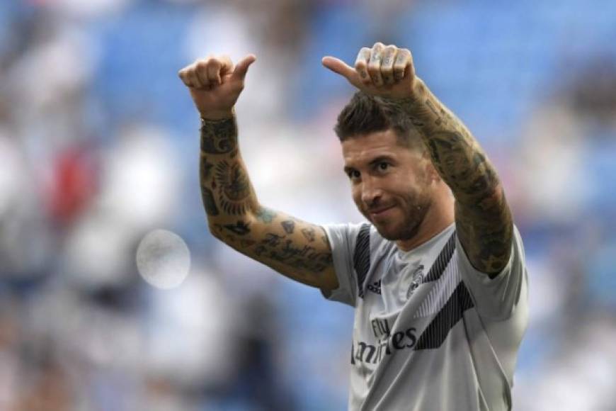 Sergio Ramos: El capitán será uno de los centrales del Real Madrid.