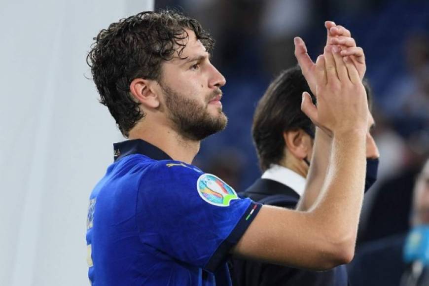 Manuel Locatelli: Medios italianos señalan que la Juventus está lista para lanzar una oferta al Sassuolo y así fichar al centrocampista que está brillando en la Eurocopa. Foto AFP.