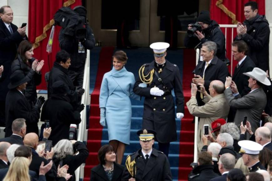 Melania fue presentada como la primera dama de los Estados Unidos.