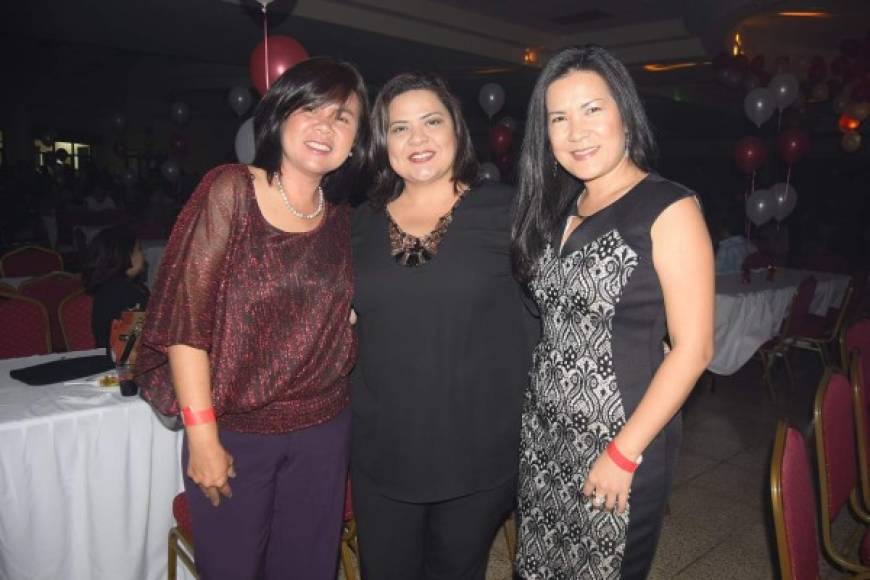 Mer Barahona, Nancy Machado y Susana Ham.