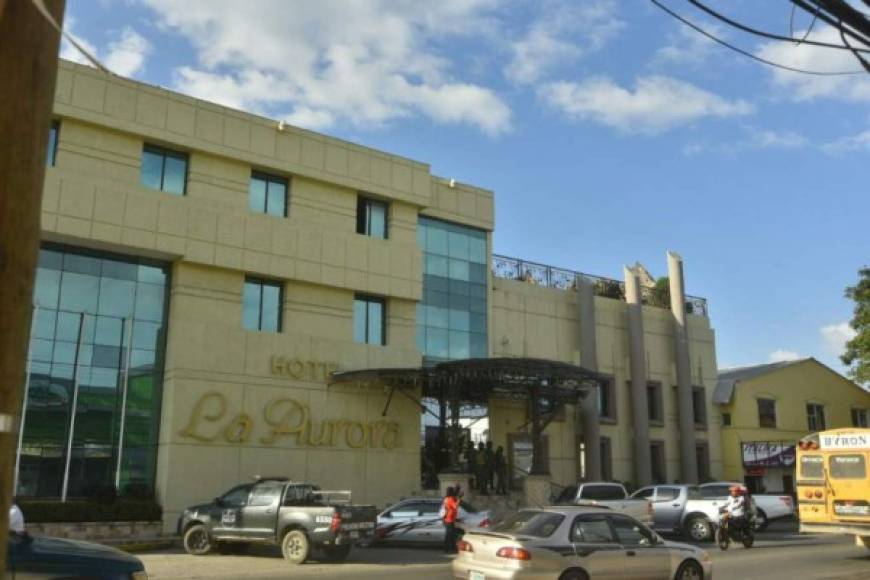 El reconocido hotel La Aurora forma parte de la operación Apolo ejecutada en todo el país.