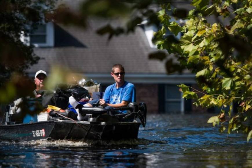 La comunidad de Conway, en Carolina del Sur, ha sido una de las más afectadas por las inundaciones.