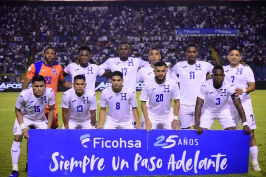 El 11 titular de Honduras que mandó Fabián Coito para enfrentar a Martinica.