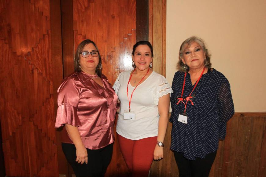 Delmy Smith, Melissa Cueva y Mónica Restrepo