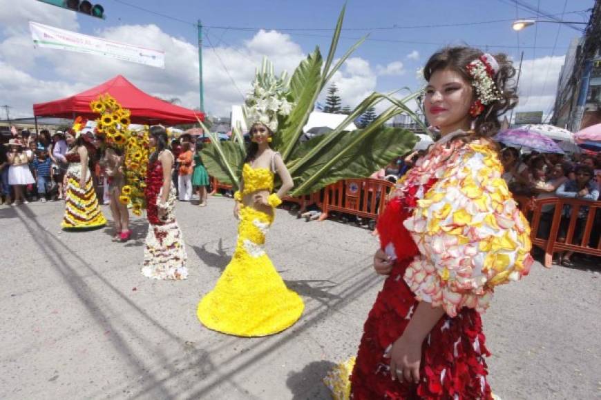 Los pobladores de Siguatepeque disfrutan cada año del Festival de las Flores.