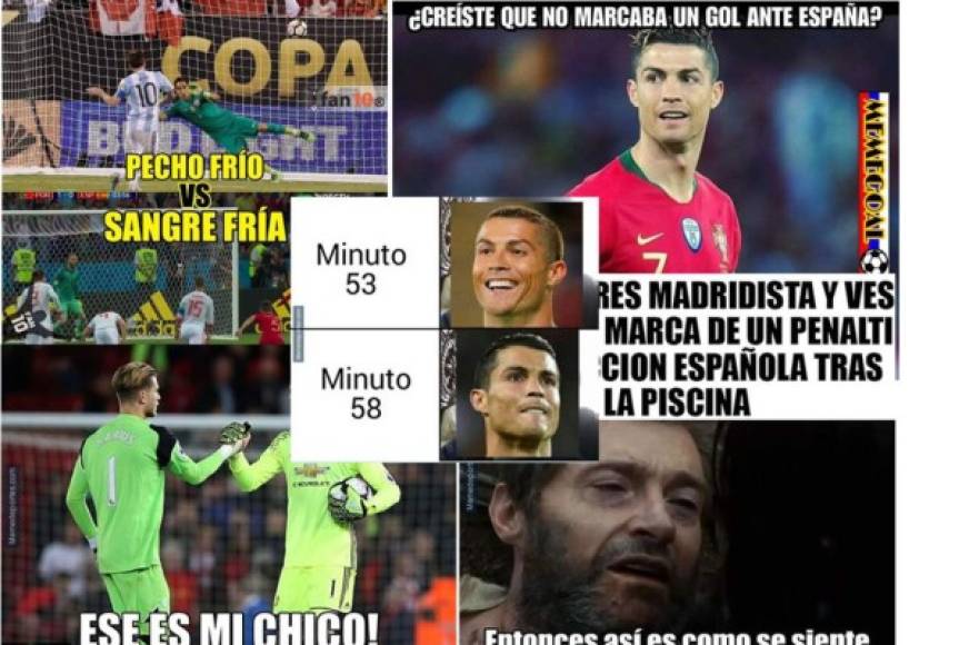 Los mejores memes que dejó el partido entre Portugal y España en el debut del Mundial de Rusia 2018. Cristiano Ronaldo y De Gea sufren las burlas.