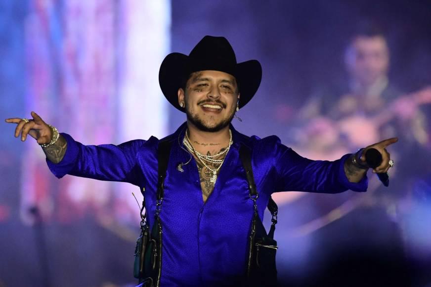 El cantante mexicano Christian Nodal cautivó a San Pedro Sula con su concierto del viernes en la noche en el estadio Francisco Morazán. Fotografía: La Prensa.