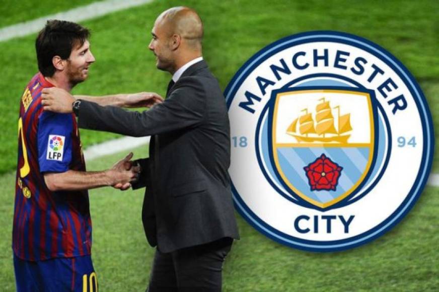 El Manchester City por intermedio de Pep Guardiola podrían hacer el intento de llevarse a Lionel Mesi al cuadro inglés. Pep hizo brillar al crack argentino en el FC Barcelona.