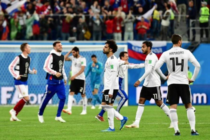 La selección de Egipto quedó en el último lugar del grupo A. Salah tuvo un Mundial gris.