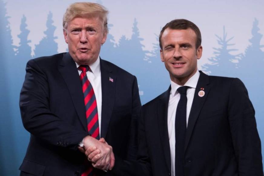 Se trató del primer encuentro entre Trump y Macron tras la visita de Estado del mandatario francés a la Casa Blanca en mayo pasado.