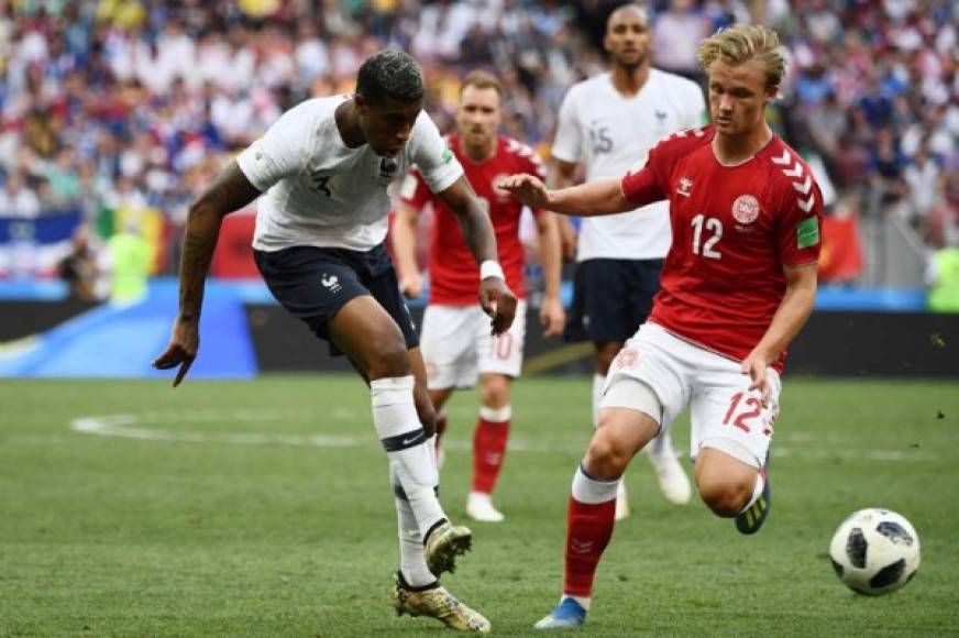El juego entre Francia y Dinamarca en el cierre del grupo C, es el único que ha registrado empate a cero en Rusia 2018.