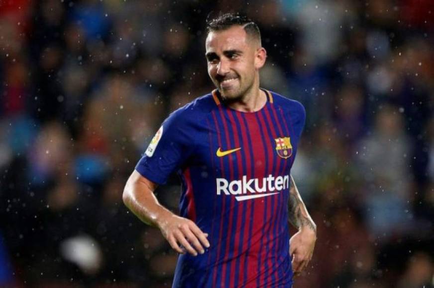 Paco Alcácer: Delantero español de 24 años de edad que tampoco entra en los planes de Ernesto Valverde.