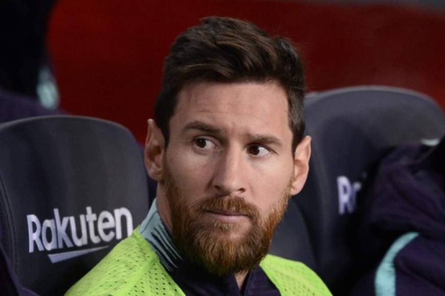 La sorpresa previo al juego fue la suplencia de Lionel Messi. El argentino no fue titular ante Leganés.