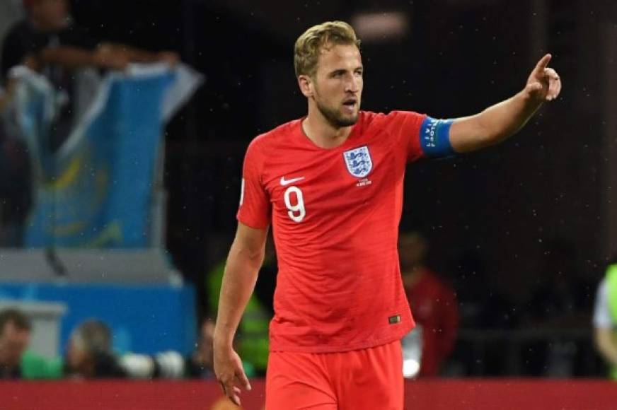 Harry Kane de Inglaterra lleva dos anotaciones en el Mundial.